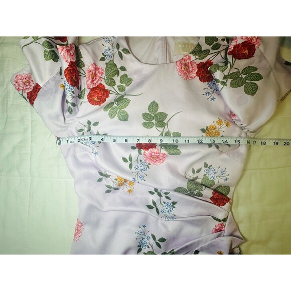KEEPSAKE Pretty One Mini Romantic Dress Lilac Floral SIZE SMALL Retail $185 - Picture 11 of 13